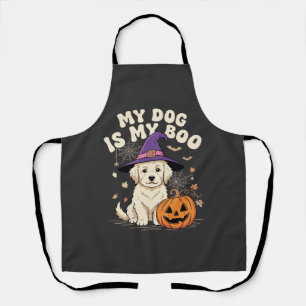 Halloween Hund Mein Hund ist mein Boo Schürze