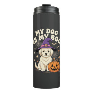 Halloween Hund Mein Hund ist mein Boo Thermosbecher