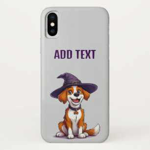 Halloween-Hund mit Hexenhut Case-Mate iPhone Hülle