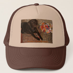 Halloween Hund mit Sweet Tooth Hat Truckerkappe