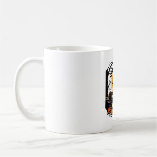 Halloween-Hund-Mond-Heulen (2) Kaffeetasse