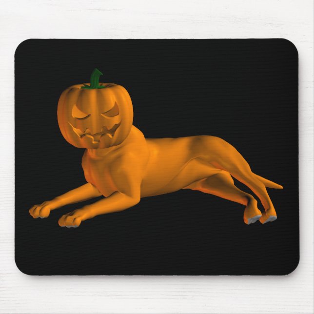 Halloween Hund Mousepad (Vorne)