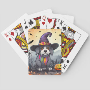 Halloween Hund Spielkarten
