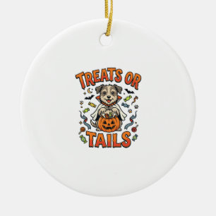 Halloween-Hund-Süßigkeiten-Unfug Keramik Ornament