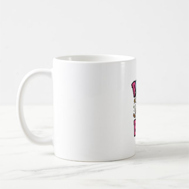 Halloween Hund Welpe Boo Kaffeetasse (Links)