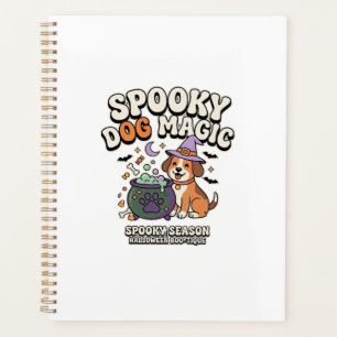 Halloween-Hunde-Magie-Vibes Planer