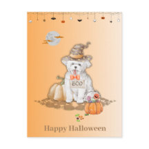 Halloween-Hunde mit Halloween Candy Card