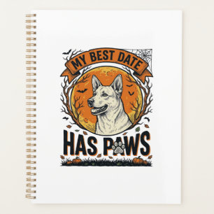 Halloween-Hunde-Shirt für stolze Haustier-Eltern Planer