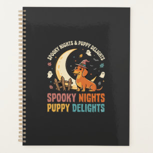 Halloween-Hundemutter-Mondlicht-Mischief Planer