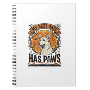 Halloween-Hundeshirt für stolze Haustierbesitzer Notizblock