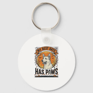 Halloween-Hundeshirt für stolze Haustierbesitzer Schlüsselanhänger