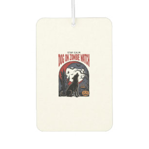 Halloween-Hundeshirt Zombie Patrol Design_1 Autolufterfrischer