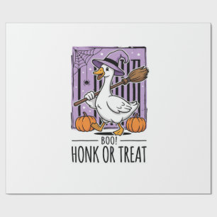 Halloween Hupen oder behandeln Hexen Gans Geschenkpapier