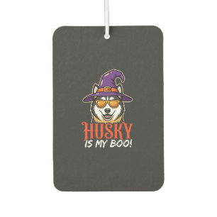 Halloween Husky ist mein Boo Hexenhut Autolufterfrischer