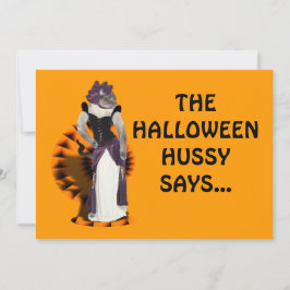 Halloween Hussy Einladung