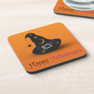 Halloween-Hut mit Spider Untersetzer