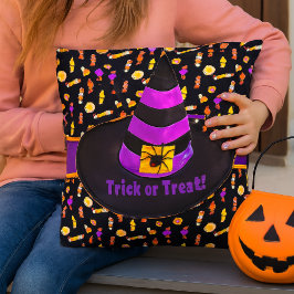 Halloween-Hut / Trick oder Treat Kissen