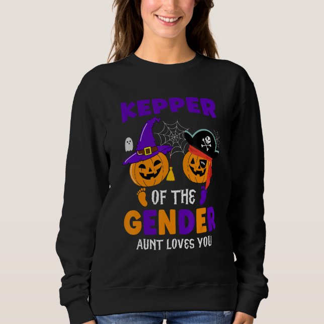 Halloween Hüter der Geschlechtsenthüllungsfeier Ba Sweatshirt (Vorderseite)