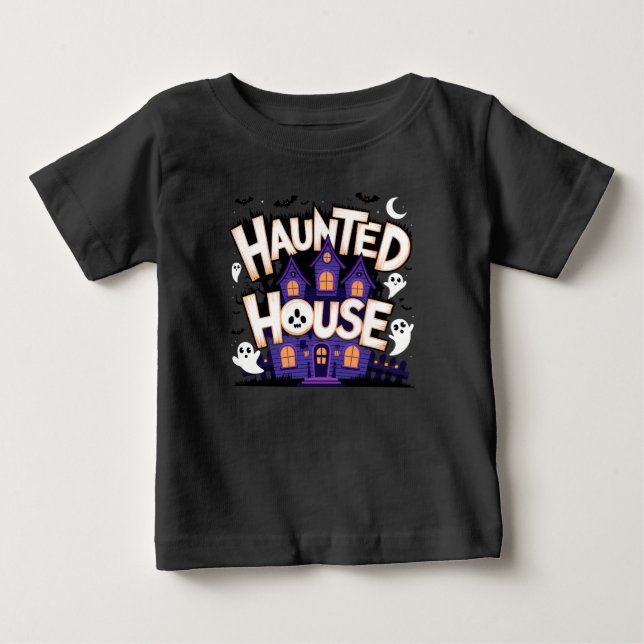 Halloween - Hütte Baby T-shirt (Vorderseite)