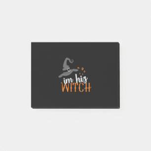 Halloween I Am His Witches Birthday Post-it Klebezettel
