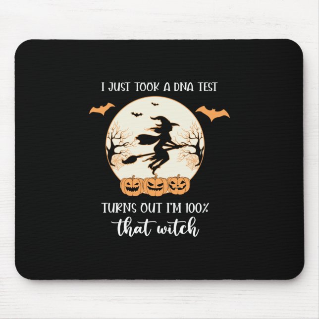 Halloween I Just Took A DNA Test Birthday Mousepad (Vorne)