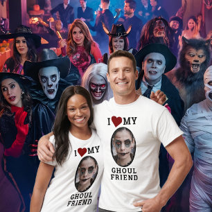 Halloween I Liebe Meine Ghoulfriend Grunge Freundi T-Shirt