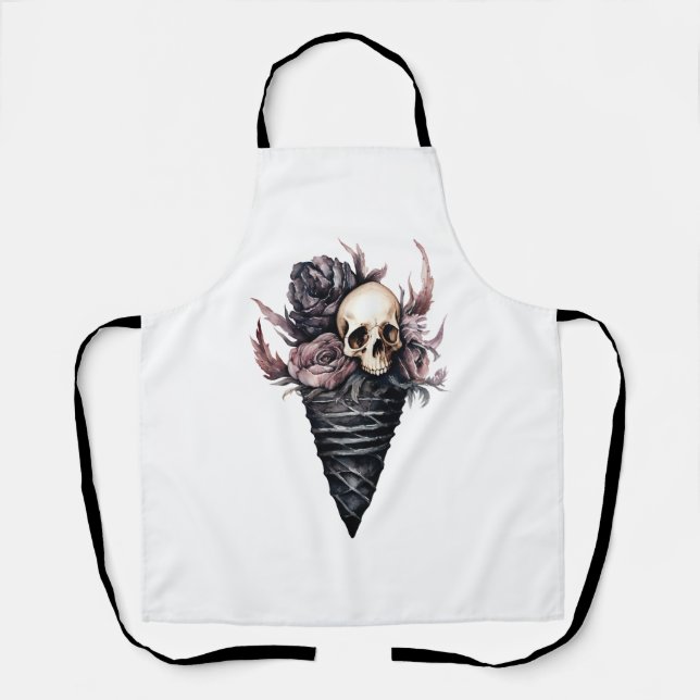 Halloween I schrei Eis Schürze (Vorderseite)