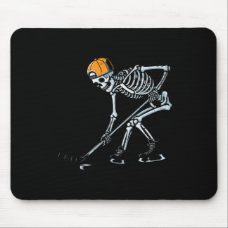 Halloween Ice Hockey Skeleton Costume Boys Kids Yo Mousepad