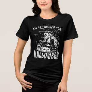 Halloween: Ich bin zu Halloween reserviert Tri-Blend Shirt