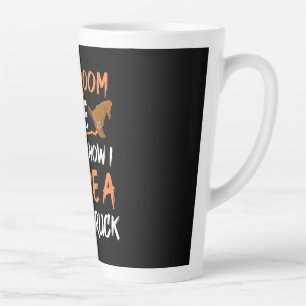 Halloween ich fahre einen Postwagen Milchtasse