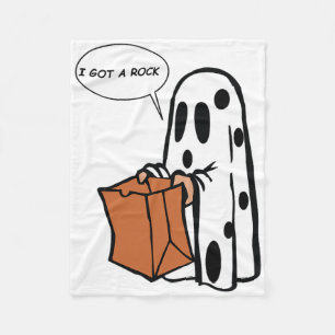 Halloween ich Got ein Rock Ghost Fleecedecke