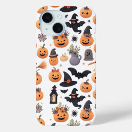 Halloween Icons Muster iPhone Case