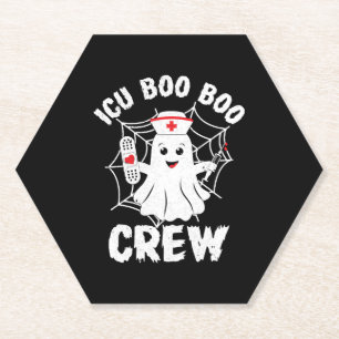 Halloween ICU Kostüme Damen Männer ICU Boo Boo Cre Untersetzer