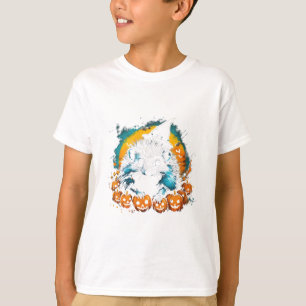 Halloween Igel und Kürbis niedlich T-Shirt