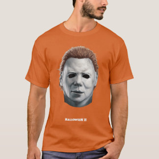 Halloween II Michael Myers Kostüm mit großem Gesic T-Shirt