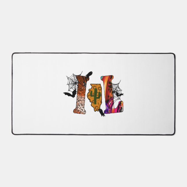 Halloween Illinois Schreibtischunterlage (Vorderseite)