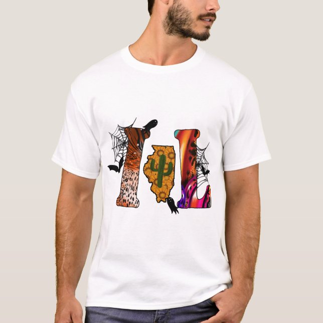 Halloween Illinois T-Shirt (Vorderseite)