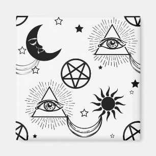halloween illuminatauge magnet