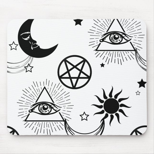 halloween illuminatauge mousepad (Vorne)