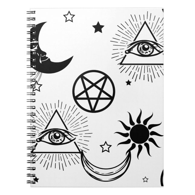 halloween illuminatauge notizblock (Vorderseite)