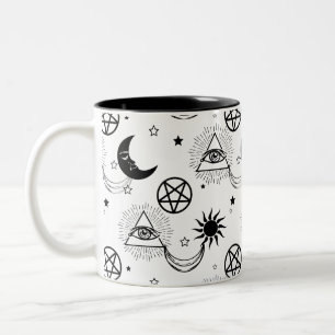 halloween illuminatauge zweifarbige tasse