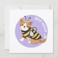 Halloween Illustration: Boo-Woof (Walisischer Korg