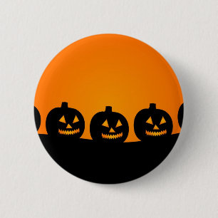 Halloween Illustration Button