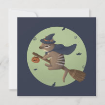 Halloween-Illustration: Zauberer Numbat