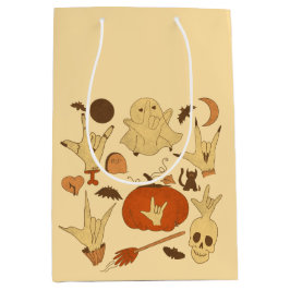 Halloween ILY - ASL Design Mittlere Geschenktüte