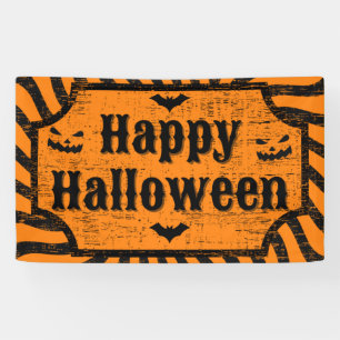Halloween im Distressed-Stil Banner