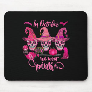 Halloween im Oktober tragen wir das Brustkrebs-Bew Mousepad