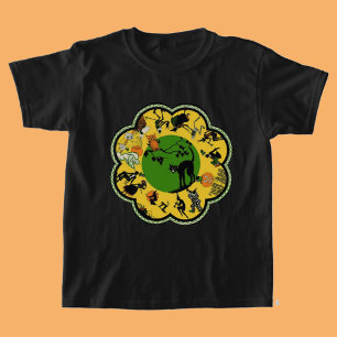 Halloween im Rund T-Shirt
