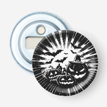 Halloween in black and white