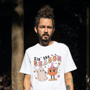 HALLOWEEN IN DER SAISON GHOST & PUMPKIN T-Shirt